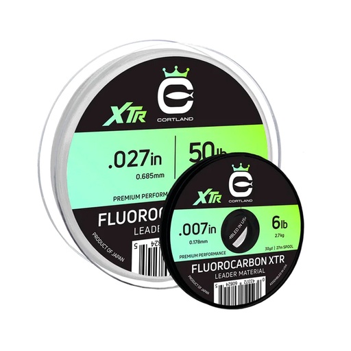 Cortland Fluorocarbon XTR Leader Material 30 Yd