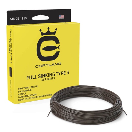 Cortland Coda 333 Full Sinking Type 3 