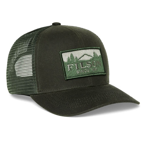 [11030237-ottergreen]  Filson Logger Mesh Cap
