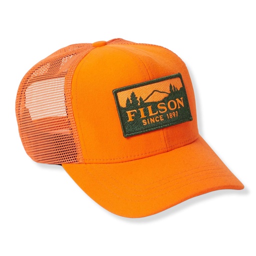 [11030237-Orange]  Filson Logger Mesh Cap