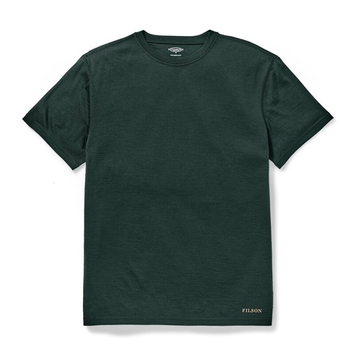 Filson Merino Short Sleeve Crew Dark Olive