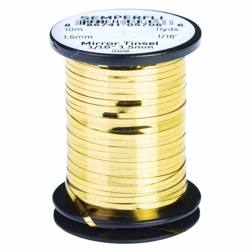 [ST16M16GLD] Semperfli 1/16 Mirror Tinsel Gold