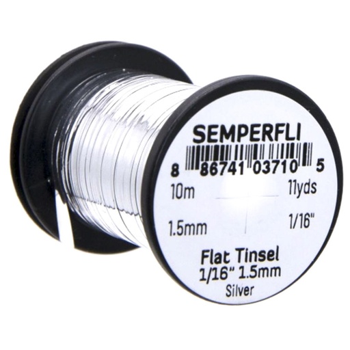 [ST16M16SLV] Semperfli 1/16 Mirror Tinsel Silver