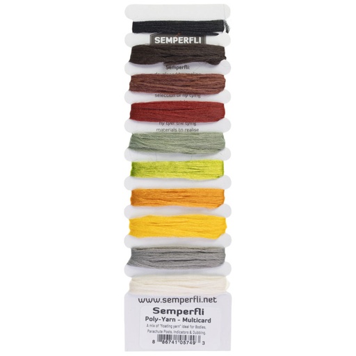 [MMCD000MIX] Semperfli Poly Yarn Multicard
