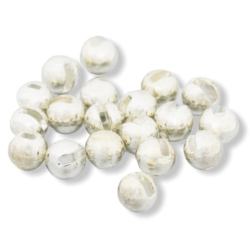 Tungsten Bead Slotted Silver [20]