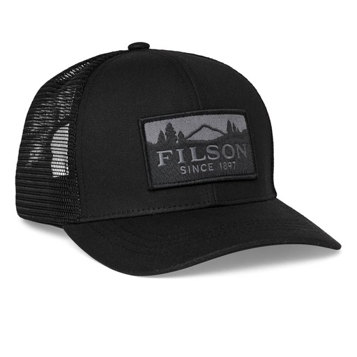 [11030237-black]  Filson Logger Mesh Cap