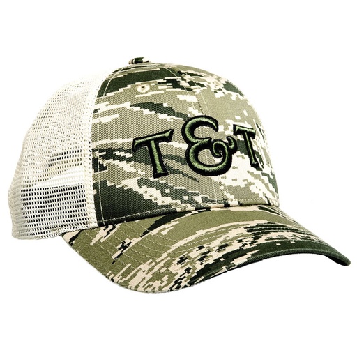 [TT-HAT-15] Thomas & Thomas Camo Trucker Cap 