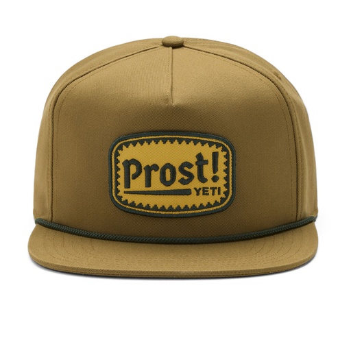 [21023007860] YETI Cappello Prost Flat Brim Rope Brown