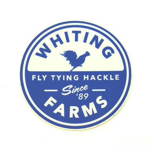 [STICKER211] Whiting Sticker Round Blue
