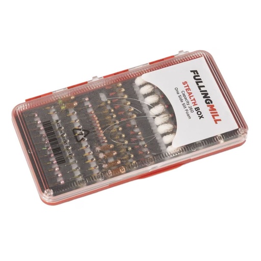 [1805R] Fulling Mill Stealth Fly Box Red