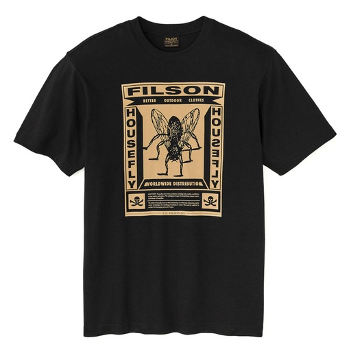 Filson x Housefly S/S Graphic T-Shirt Black