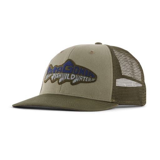 [38356-WIRV] Patagonia Take a Stand Trucker Hat Casting Logo