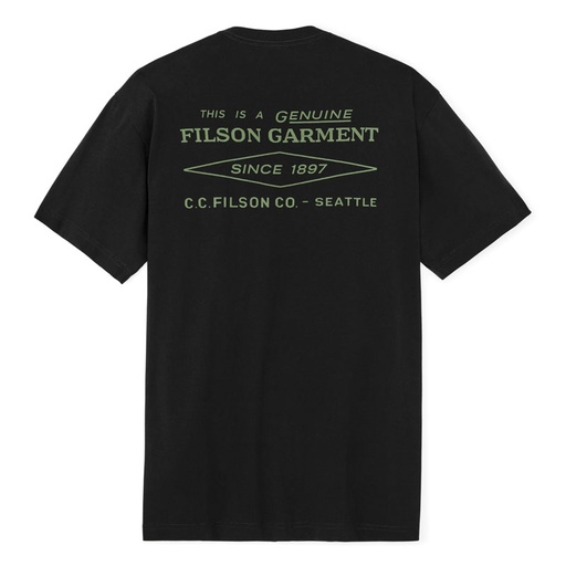 Filson Diamond Graphic T-Shirt Black