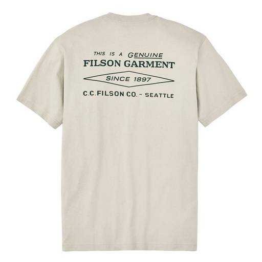 Filson Diamond Graphic T-Shirt Gray Sky