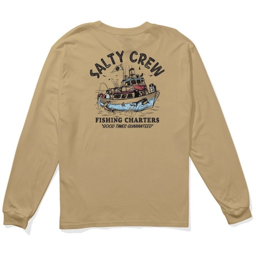 Salty Crew Fishing Characters Premium L/S Tee