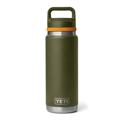 YETI Borraccia Rambler 26oz Olive/King Crab Orange